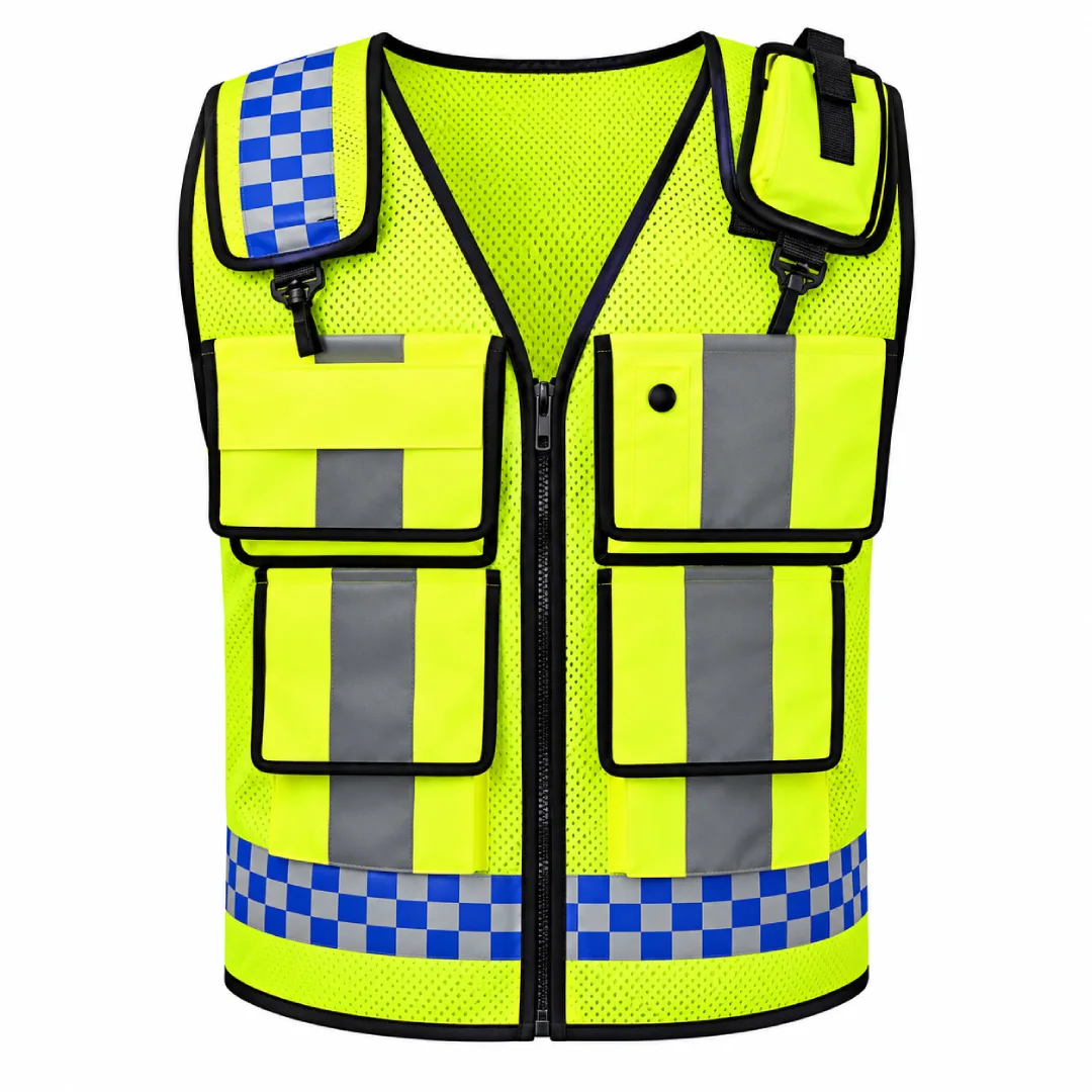 High-Visibility Utility Safety Vest